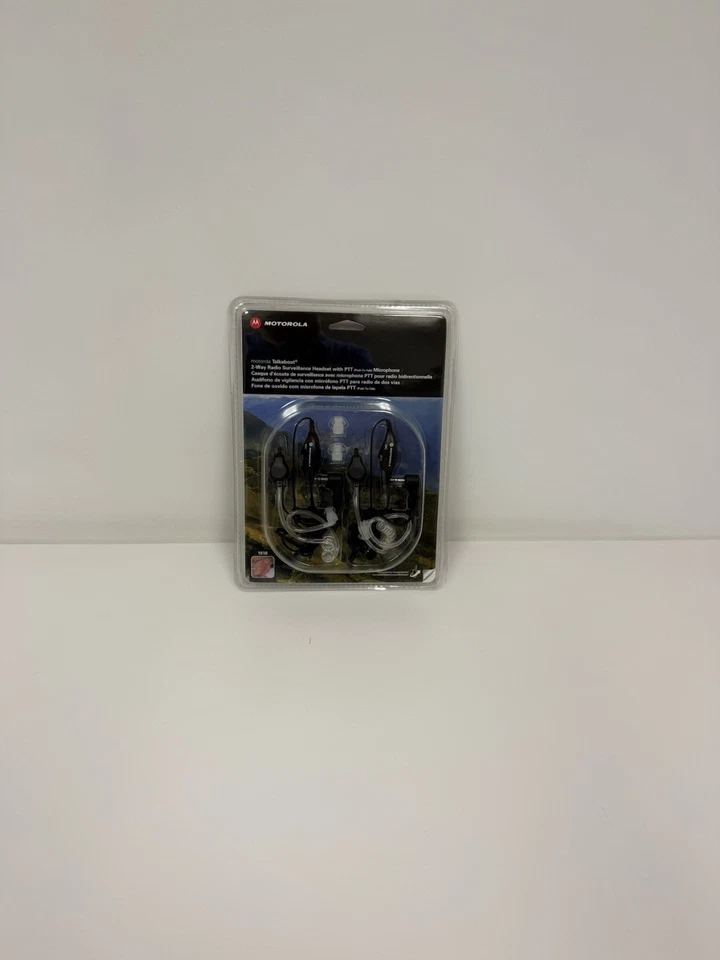 Motorola Talkabout 1518 2-Way Surveillance Headset PTT Mic Radio Earpiece NEW - Image 1 of 4