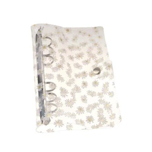 A6 PVC Binder CoverClear Daisy A6 Binder Cover Refillable Notebook BinderNote... - Picture 1 of 7
