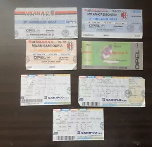 Biglietti Milan campionato 1994-95 - Foto 1 di 1