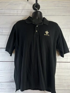 Camisa polo de golf vintage Y2K NFL New Orleans Saints XL fútbol americano - Imagen 1 de 12