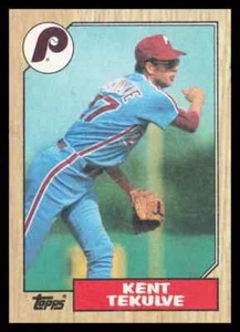 1987 Topps #684 Kent Tekulve Pitcher Philadelphia Phillies FREE shipping - Picture 1 of 1