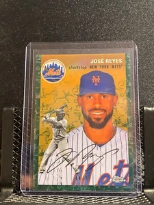 Jose Reyes 2023 Topps Chrome Platinum Toile White/Green #44/99 - Mets - Picture 1 of 2