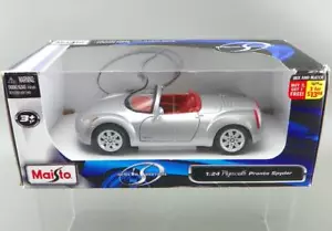 Maisto 2010 Special Edition 1/24 Diecast Silver Plymouth Pronto Spyder Model NEW - Picture 1 of 5