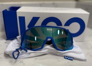 KOO Demos Cycling Sport Sunglasses, Cat 3, Size Uni, Blue frame / Turquoise Lens - Picture 1 of 2