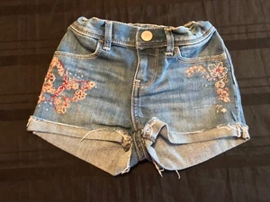Babygap Toddler Girl Denim Shorts Size 2 Years - Picture 1 of 6