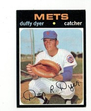 1971 TOPPS NEW YORK METS DUFFY DYER #136 