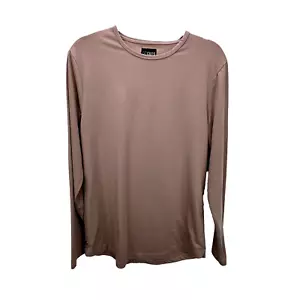 Tagli Camicia Uomo Orlo Curvo Manica Lunga Camicia Girocollo Pyca Pro Taglia Large Malva - Foto 1 di 10