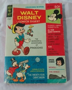 Walt Disney Comics Digest Gold Key #6 1968 Donald Duck Mickey Goofy Vintage - Bild 1 von 12