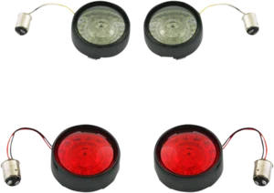 PB-BCM2-BB-B SIGNAL BLLT 12-17 BLK KIT HARLEY FXDF 1690 ABS DYNA FAT BOB 2015 - Foto 1 di 1