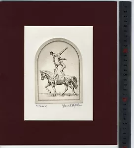 Sweden 1990 World Equestrian Games Stamp prototype engraving Thomas Hipschen - Picture 1 of 4