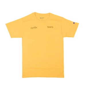 NWT DENIM TEARS X Pyrex Yellow Short Sleeve T-Shirt Size XL - Picture 1 of 4