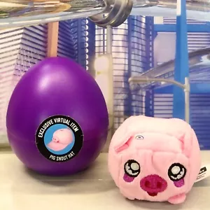 Roblox PIGGY Bubble Gum Simulator Serie 1 Überraschung Plüschtier + Schwein Schnutsche Hut Code - Bild 1 von 5