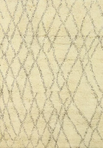 Modern Trellis Luxury Hand-Knotted Moroccan Wool Area Rugs Living Room 8x10 ft - Picture 1 of 12