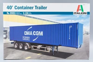40' Container trailer, Italeri, model kit - Imagen 1 de 10