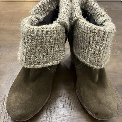 Botines Born Bjorndal Lilly Cuero Tostado Imitación Piel Talla 8 Cálidos Foto 1 de 4