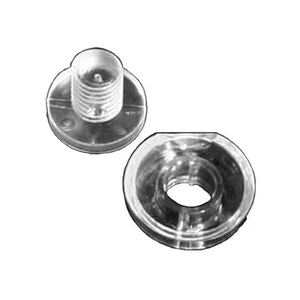 0.020" Ultra-short Clear Plastic Screw Posts Binding Chicago Screws Binder - Picture 1 of 2