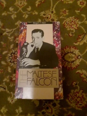 The Maltese Falcon VHS Humphrey Bogart, Mary Astor, HiFi Mono Original  - Image 1 of 3