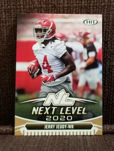 Jerry Jeudy 2020 SAGE Hit Premier Draft Gold Rookie Next Level RC Card #48 - Picture 1 of 2