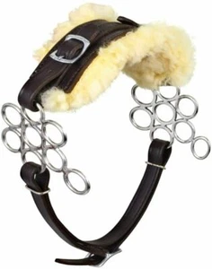Hackamore Bitless Horse Bit English Western Adjustable Flower Padded Leather - Picture 1 of 2