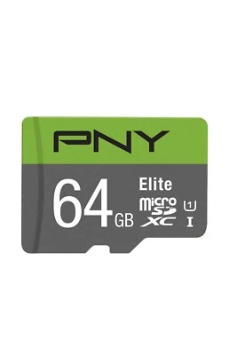 ✅PNY 32GB Elite Class 10 U1 microSDHC Flash Card 100MB/s Read Back To School A6 - Image 1 of 4