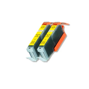 2 YELLOW Ink Jet Cartridge w/ LED for Canon CLI-271XL TS5020 TS6020 MG5700 - Picture 1 of 1