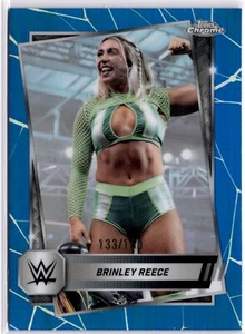 Brinley Reece 2025 Topps Chrome WWE Blue Refractor #144 WWE NXT #133/150 - Picture 1 of 2
