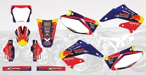 AM 463 MX MOTOCROSS GRAPHICS DECALS STICKERS FOR HONDA CR125 CR250 2004-2012 - Picture 1 of 1