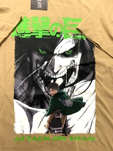 Attack on Titan T Shirt Short Sleeve Mens Size S Hajime Isayama Manga LIKE NEW - Picture 1 of 6