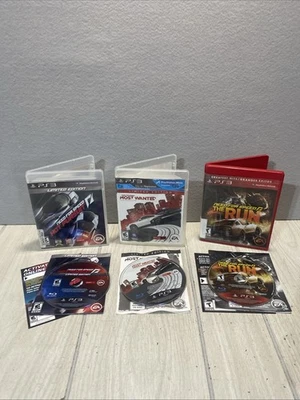 Sony PlayStation 3 PS3 CIB Need for Speed Lot Hot Pursuit The Run Most Wanted - Image 1 of 4
