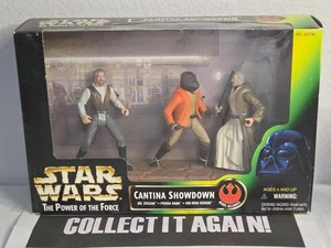 Star Wars 1997 potf2 Cantina Showdown Dr. Evazan Ponda Baba Obi-Wan Kenobi c80-1 - Imagen 1 de 2