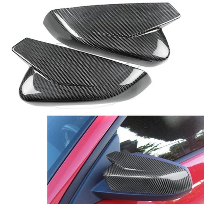 Cubierta de espejo retrovisor lateral de fibra de carbono para Ford Mustang 2010-2014 2011 Foto 1 de 4
