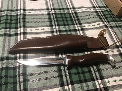 Cuchillo de caza Cutco 1069 filo recto con funda. AFILADO REPARADO DE FÁBRICA Foto 1 de 4