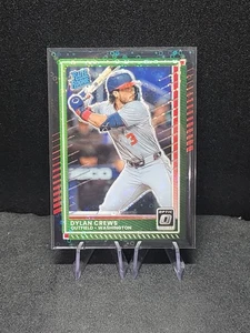2025 Panini Donruss Dylan Crews Black Disco Optic Prizm Rated Rookie #54 - Bild 1 von 2