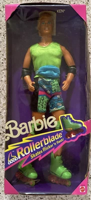 Boneca Barbie Ken Mattel patins patins Flicker 'n Flash #2215   - Imagem 1 de 4