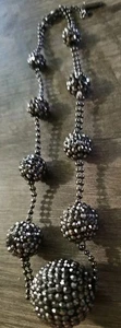 Gargantilla de bola de discoteca con racimo vintage, collar, Jennifer Lopez - Imagen 1 de 4