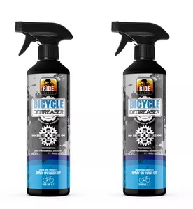 Desengrasante para bicicleta Ride Guard engranajes de cadena y limpiador de transmisión de casete (2x 500 ml) - Imagen 1 de 1