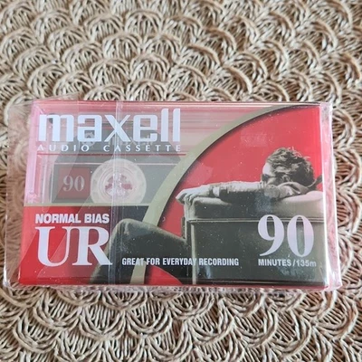 NUEVO MAXELL Caja de Cassette de Audio 5 Cintas Sesgo Normal UR 90 Tipo I Normal Foto 1 de 3