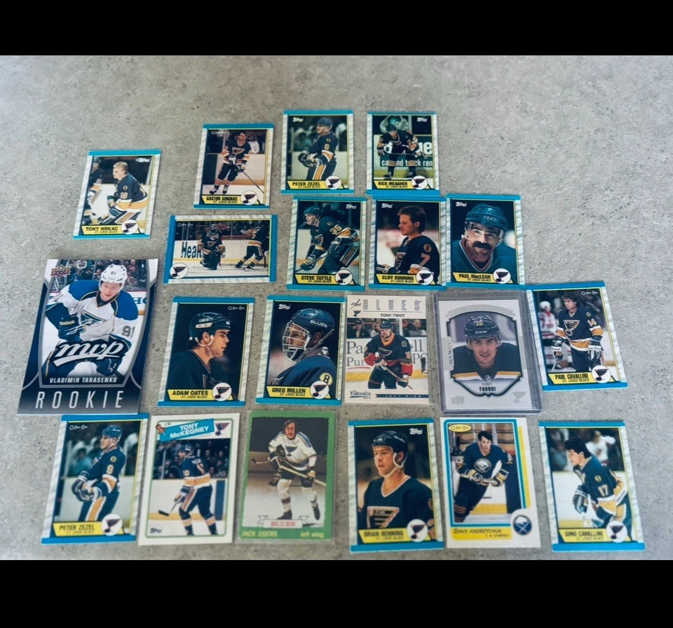 2013-14 Upper Deck - Mvp Vladimir Tarasenko #60 (RC) + 19 Blues Cards- Vintage - Image 1 of 1