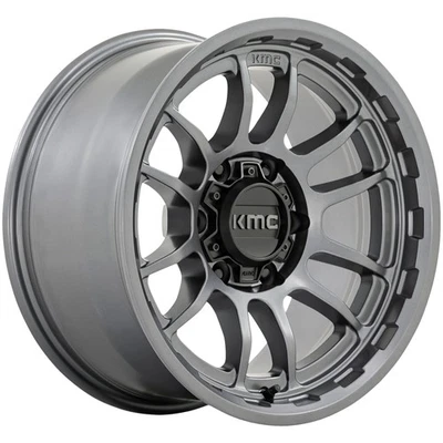 KMC KM727 Wrath 20x9 5x5" +0mm Gunmetal Wheel Rim 20" Inch Foto 1 de 4