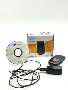 Samsung SGH-A847 Rugby II Flip Phone – Black – AT&T – Unlocked – Excellent - CIB - Picture 1 of 6