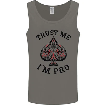 Trust Me I'm a Poker Pro Mens Vest Tank Top - Image 1 of 4