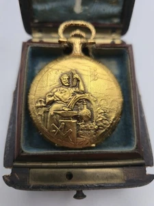 Vintage Seth Thomas Gold-Filled Pocket Watch Swiss Made WORKING Excellent Cond. - Picture 1 of 16