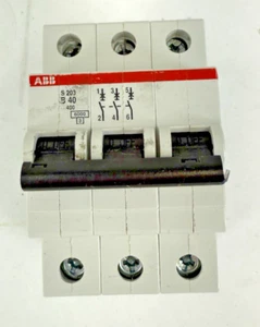 ABB S203 B40 amp 3 Pole Circuit Breaker - Picture 1 of 5