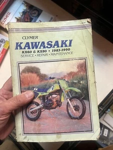 clymer service manual kx250/ kx80 models 1983-1990 - Picture 1 of 1