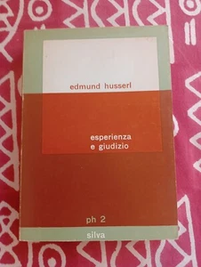 Esperienze E Giudizio Edmund Husserl 2 Ed.Silvia 1965 Ec12 - Foto 1 di 4