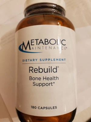 Reconstrucción de mantenimiento metabólico de salud ósea 180 cápsulas Foto 1 de 4