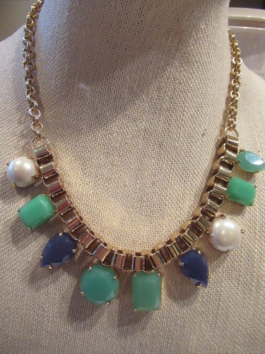 Collana Kate Spade Passeggiata Passeggiata Placcata Oro Collare Perle Finte Pietre Nuova con etichette