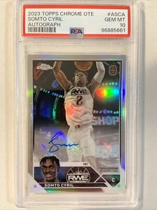 2023 Topps Chrome Ote RC Somto Cyril Auto Refractor PSA 10 - Bild 1 von 2