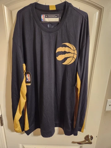 Nike Dri-Fit Toronto Raptors City Edition Long Sleeve-AV1009-010-NWT! SZ:XL-T Cover
