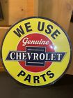 Chevrolet Parts Metal Sign Wall Decor Reproduction 12 x 12